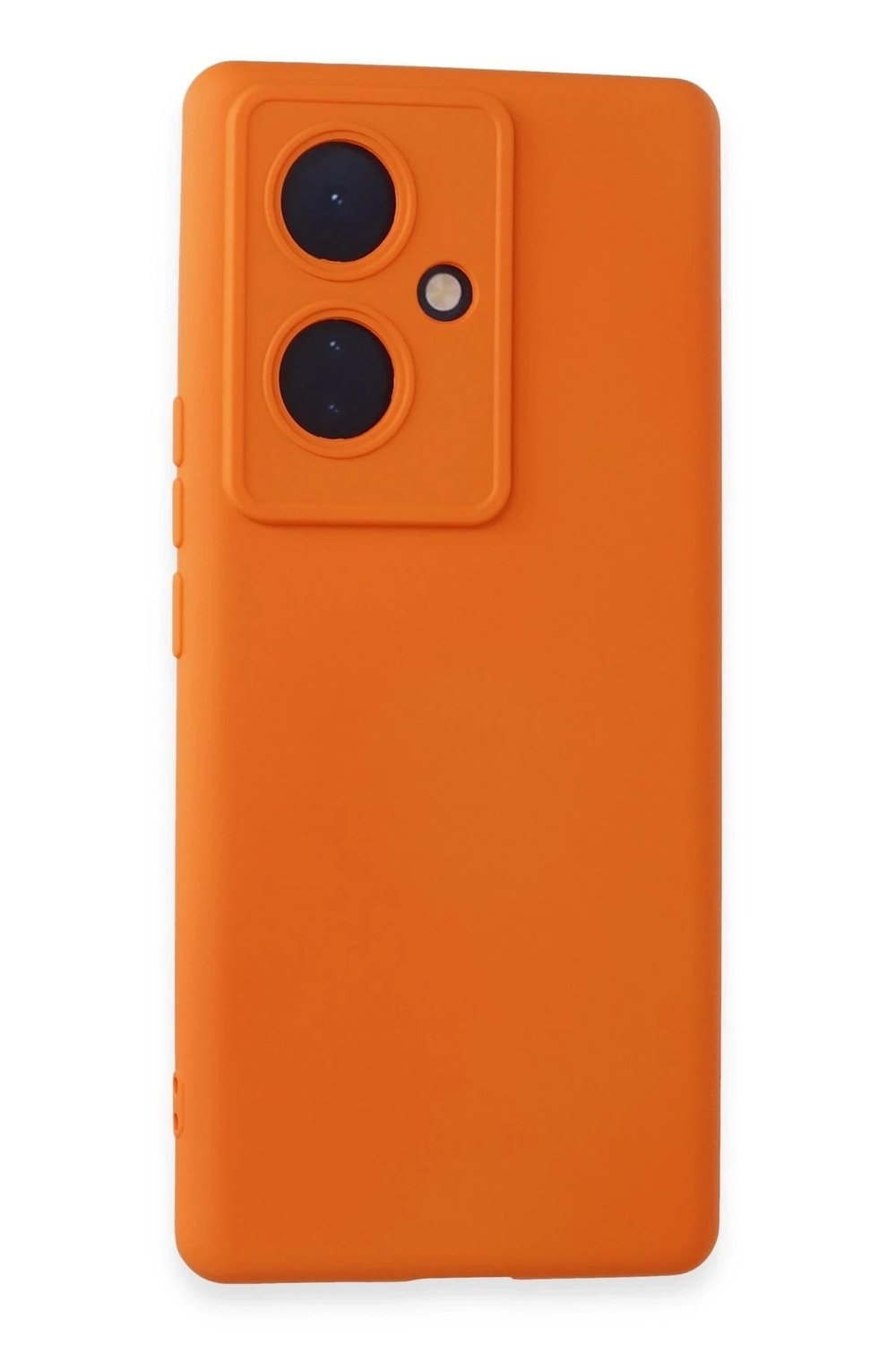Mey İthalat®  Vivo V29 Lite Kılıf Nano içi Kadife Silikon - Turuncu