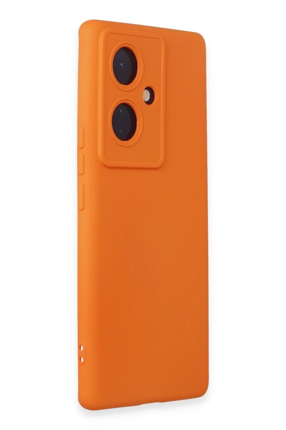 Mey İthalat®  Vivo V29 Lite Kılıf Nano içi Kadife Silikon - Turuncu