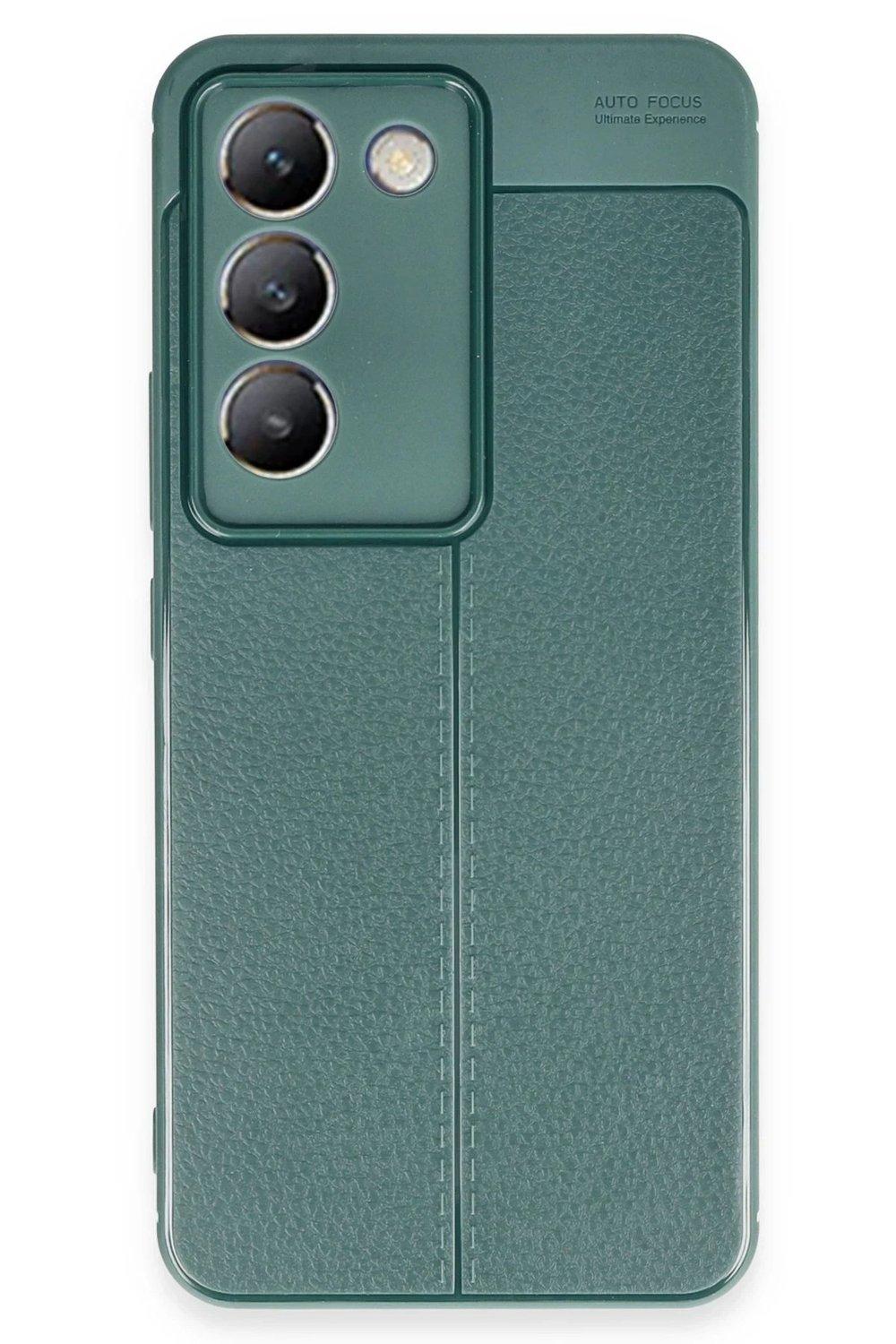 Mey İthalat®  Vivo V30 Lite 4G Kılıf Auto Focus Kapak - Koyu Yeşil