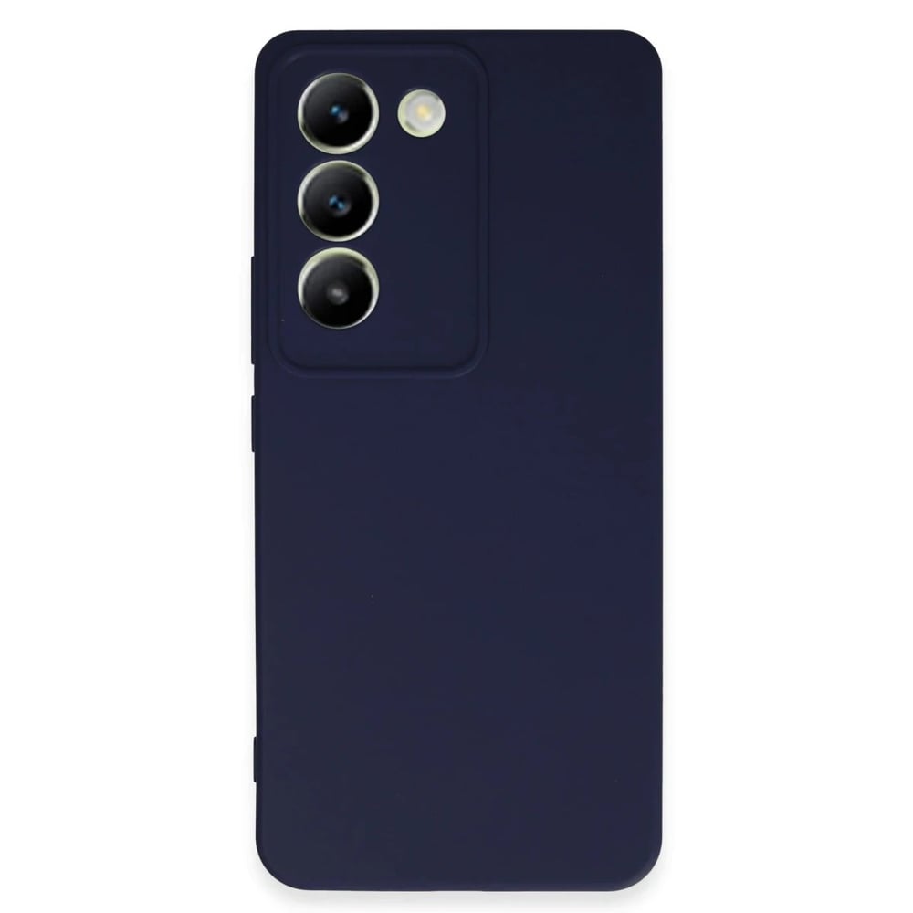 Mey İthalat®  Vivo V30 Lite 4G Kılıf First Silikon - Lacivert
