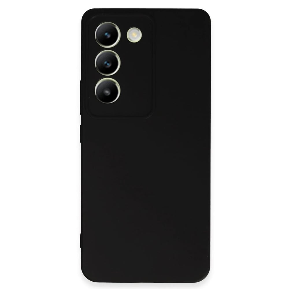 Mey İthalat®  Vivo V30 Lite 4G Kılıf First Silikon - Siyah