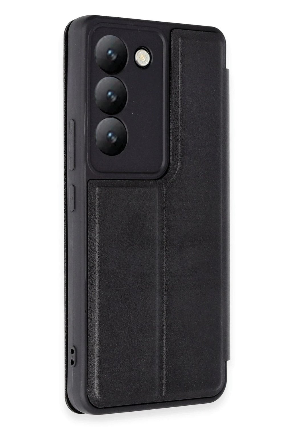 Mey İthalat®  Vivo V30 Lite 4G Kılıf Flip Cover - Siyah