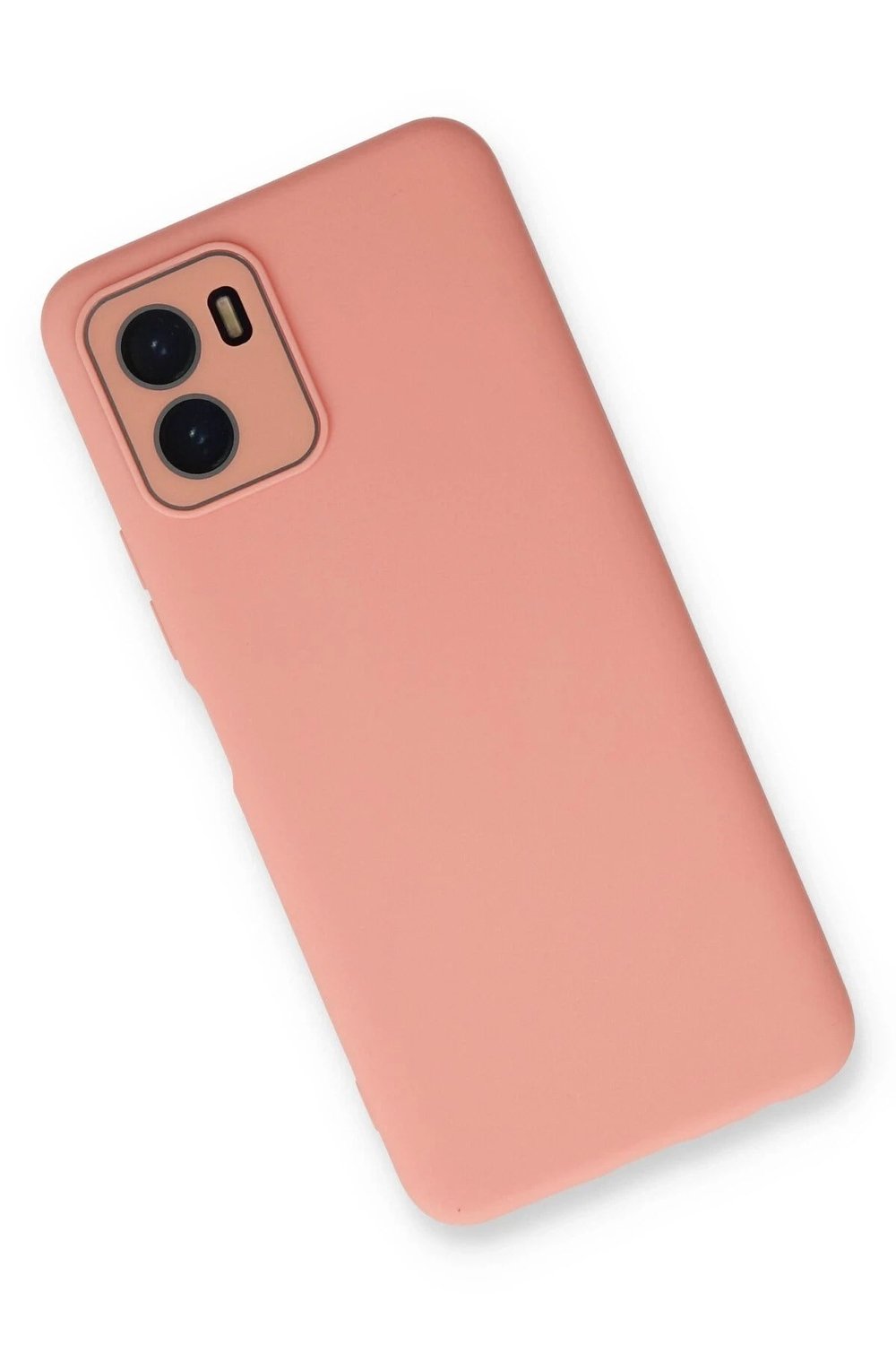 Mey İthalat®  Vivo Y15S Kılıf Lansman Glass Kapak - Pembe