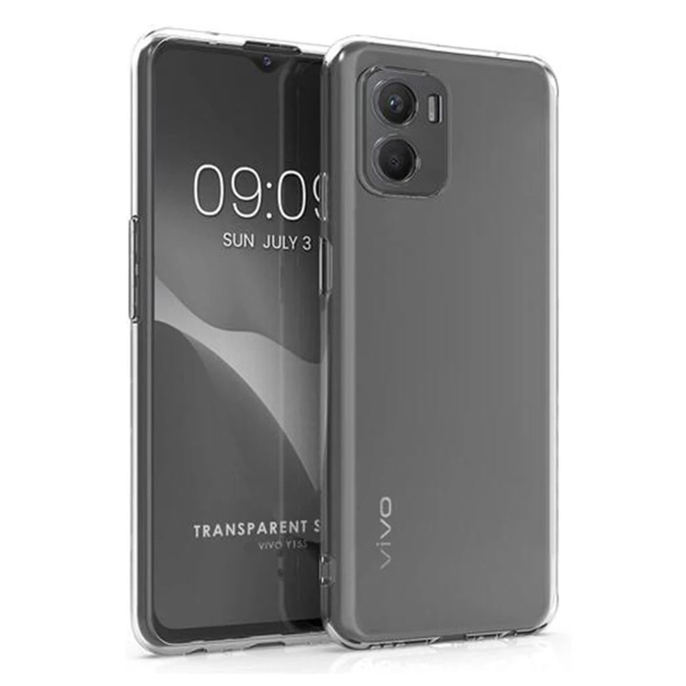 Mey İthalat®  Vivo Y15S Kılıf Lüx Şeffaf Silikon