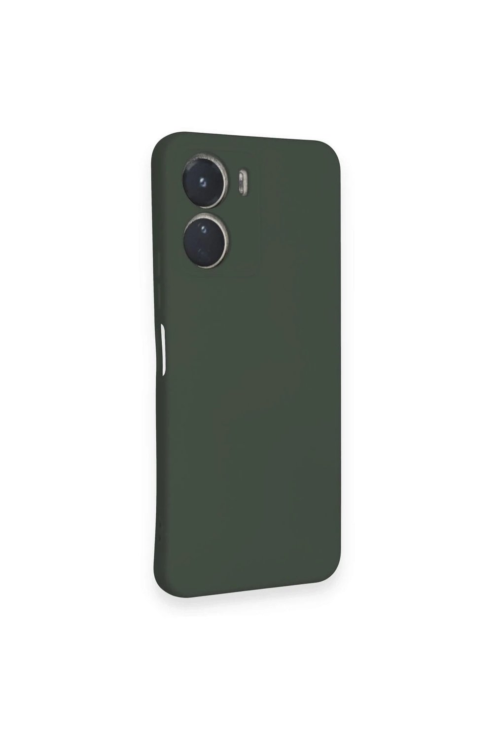Mey İthalat®  Vivo Y16 Kılıf Nano içi Kadife Silikon - Koyu Yeşil