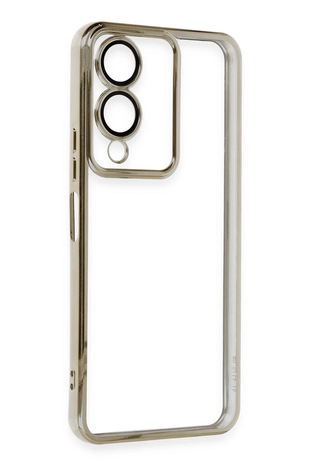 Mey İthalat®  Vivo Y17S Kılıf  Lensli Silikon - Gold