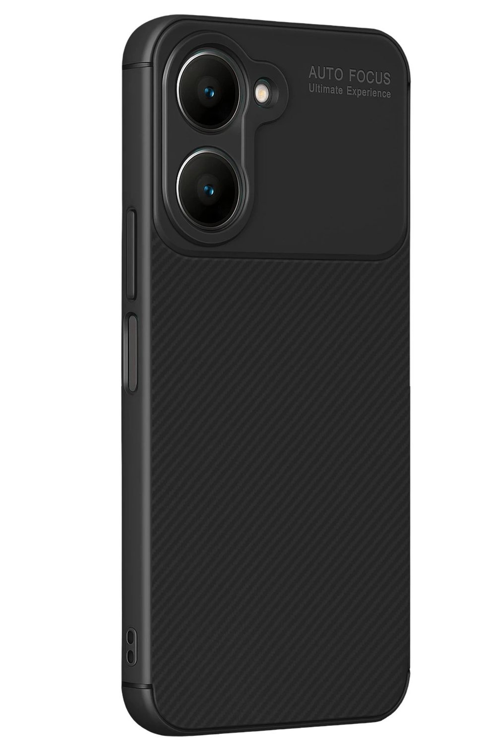 Mey İthalat®  Vivo Y18 Kılıf Auto Focus Karbon Kapak - Siyah