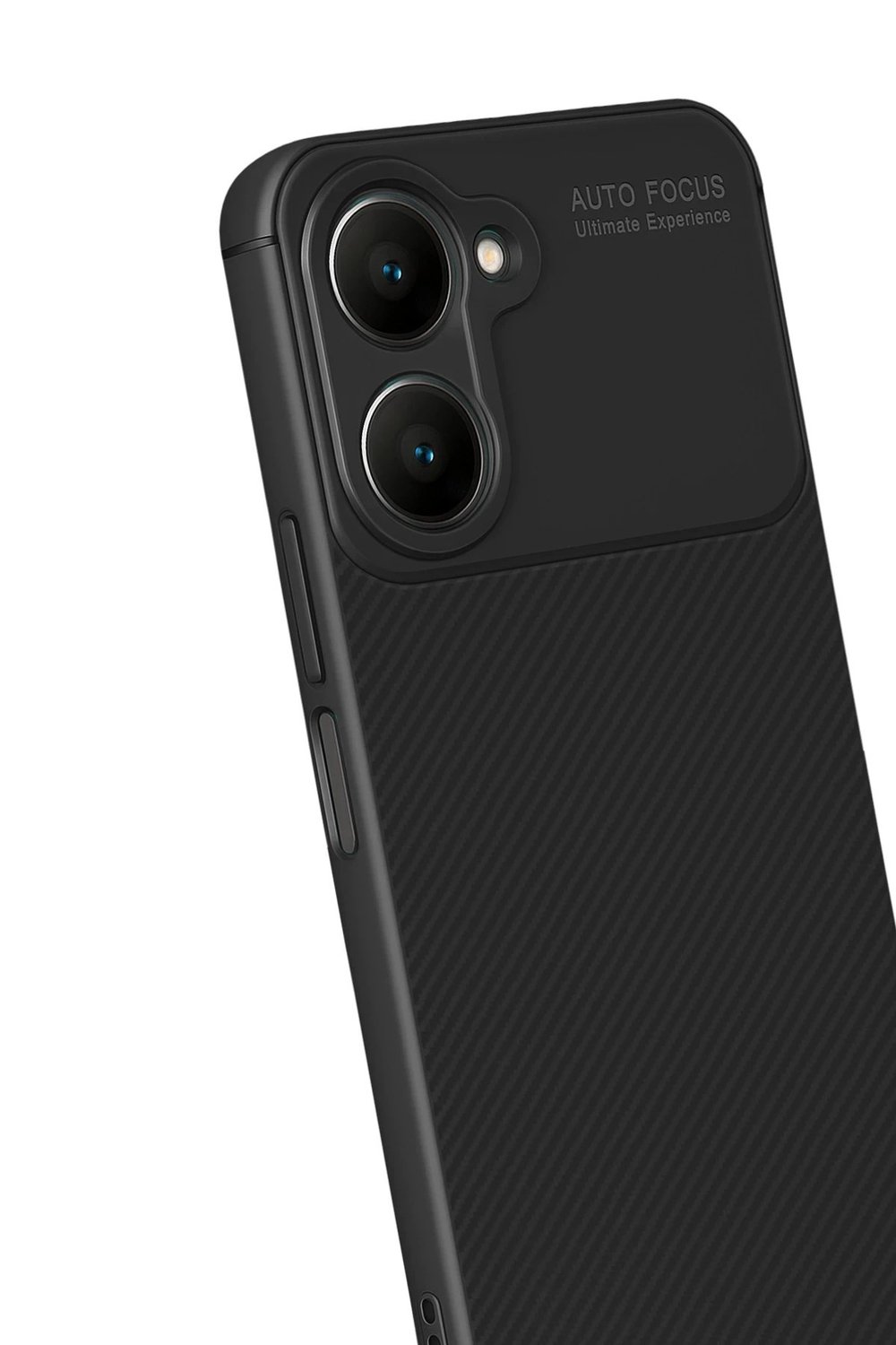 Mey İthalat®  Vivo Y18 Kılıf Auto Focus Karbon Kapak - Siyah