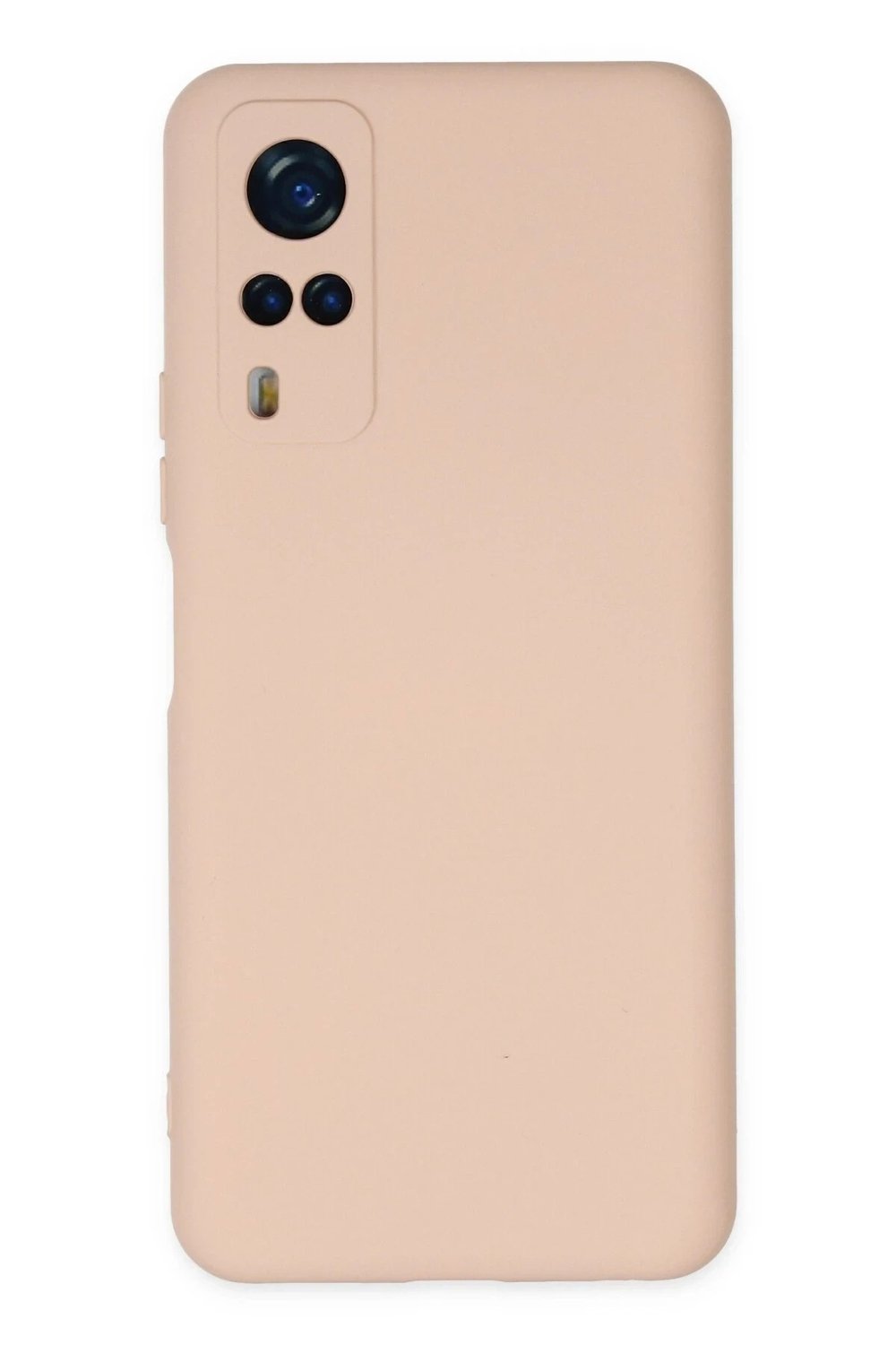 Mey İthalat®  Vivo Y53S Kılıf Nano içi Kadife Silikon - Pudra