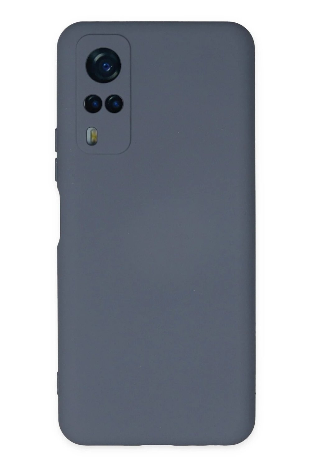 Mey İthalat®  Vivo Y53S Kılıf Nano içi Kadife Silikon - Gri