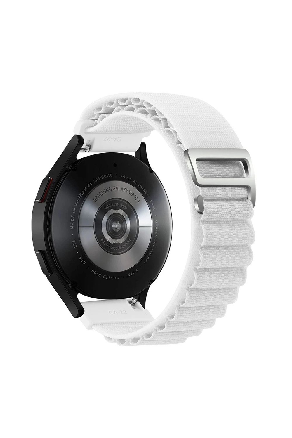 Mey İthalat®  Watch 20mm KR410 Kumaş Kordon - Beyaz
