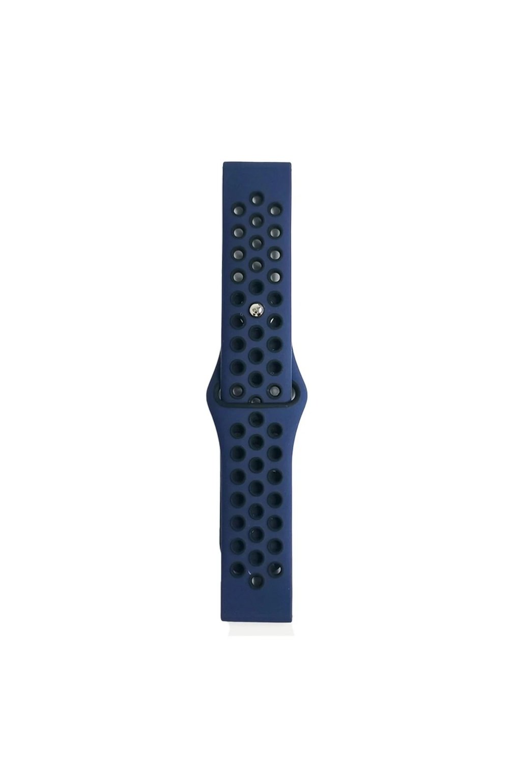 Mey İthalat®  Watch 22mm Spor Delikli Kordon - Lacivert-Siyah