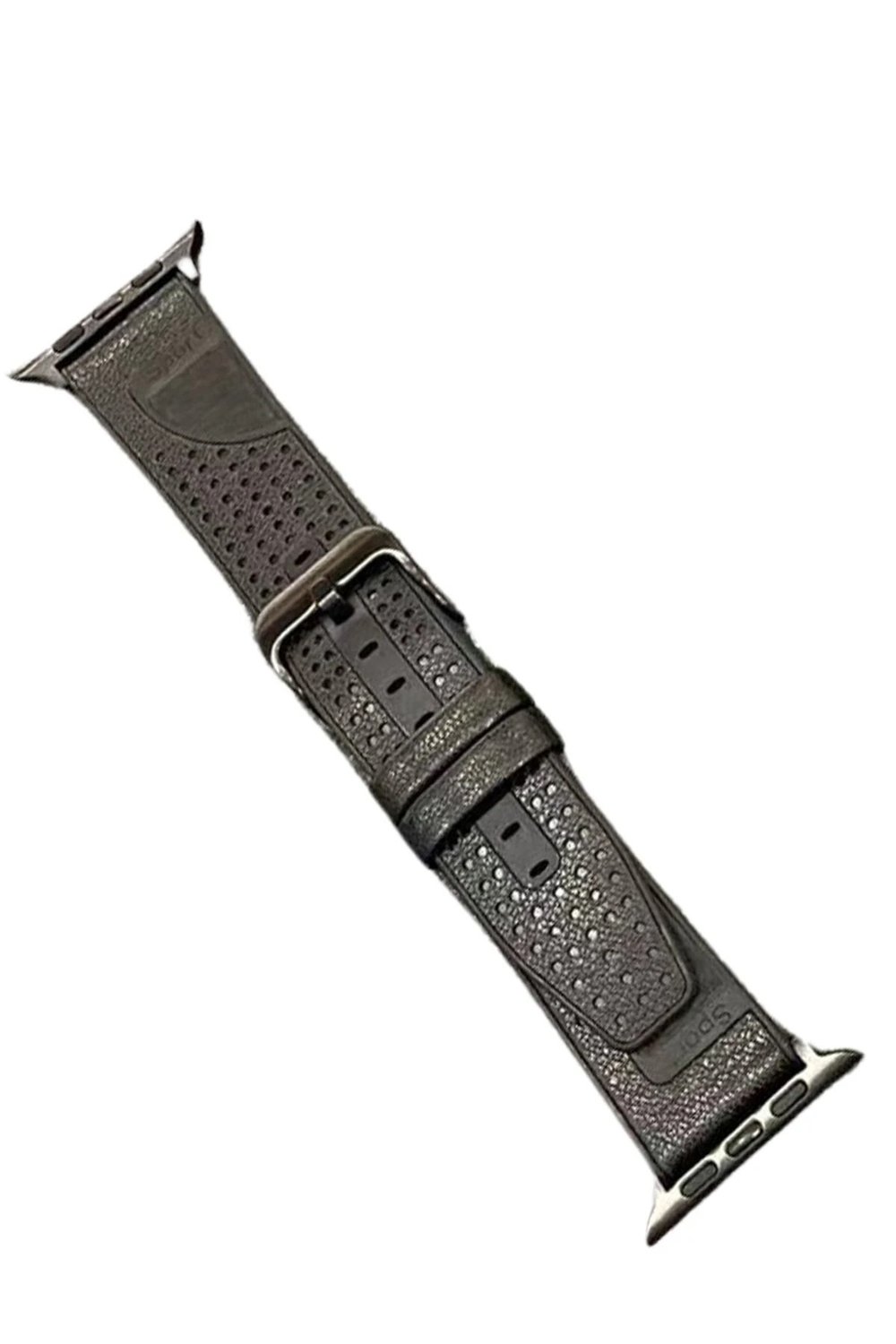 Mey İthalat®  Watch 45mm Buff Deri Kordon - Siyah