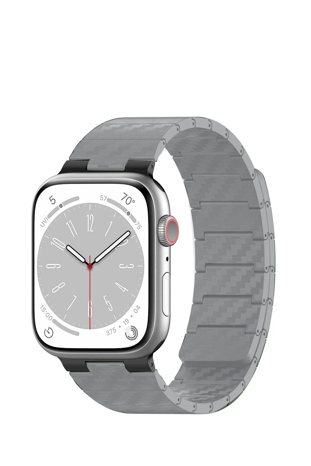 Mey İthalat®  Watch 45mm Carbon Steel Kordon - Yıldız Işığı
