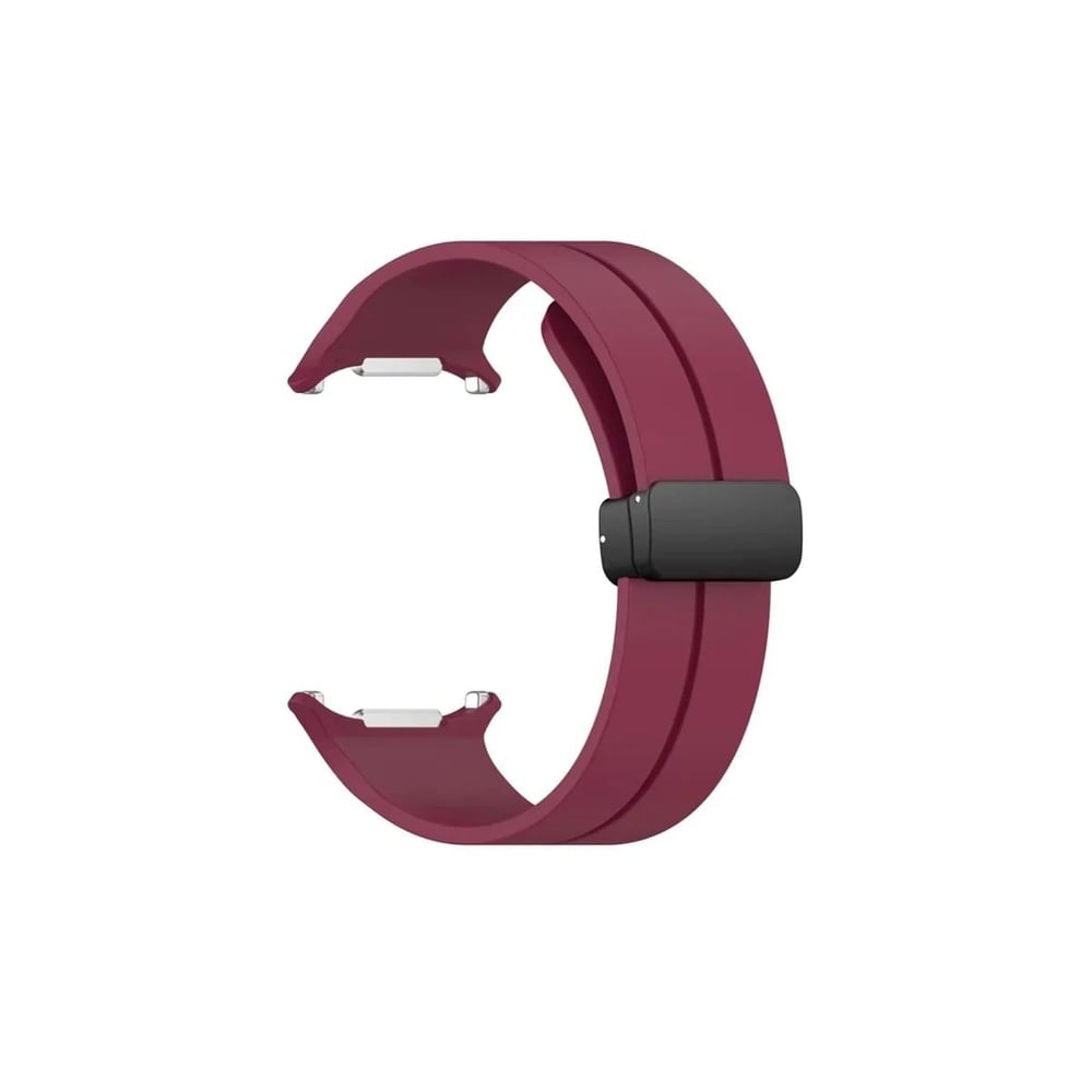 Mey İthalat®  Watch 7 Ultra KR418 Tender Silikon Kordon - Bordo