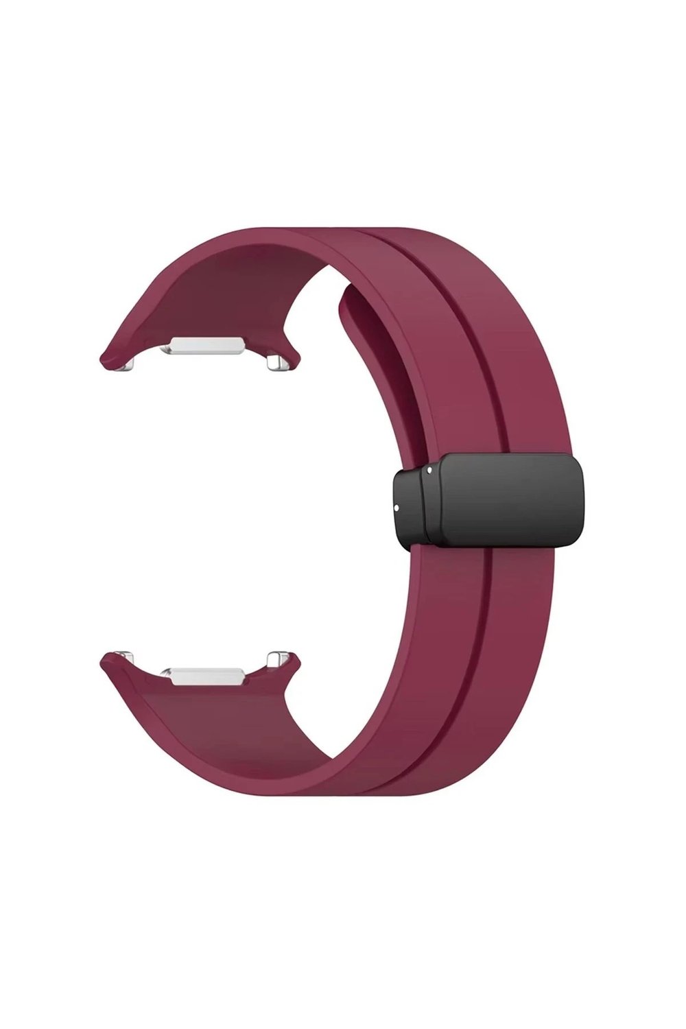 Mey İthalat®  Watch 7 Ultra KR418 Tender Silikon Kordon - Bordo