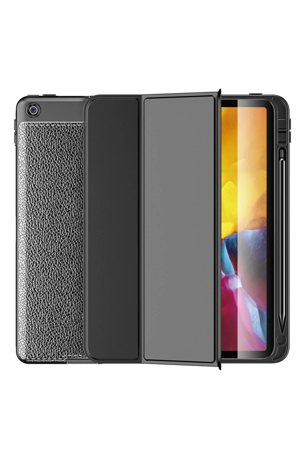 Mey İthalat®  iPad 10.2 (7.nesil) Kılıf Tablet Focus Silikon - Siyah