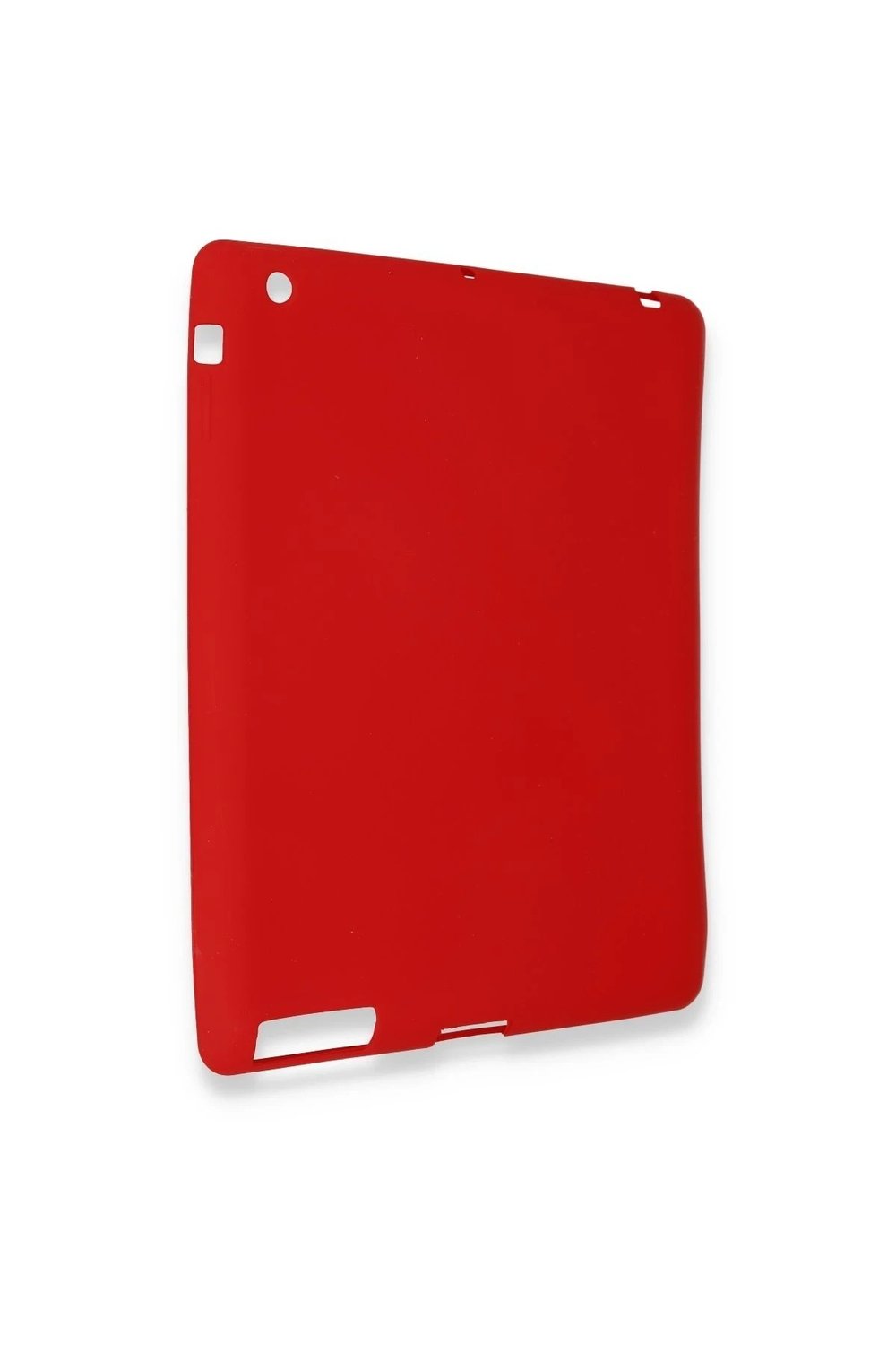 Mey İthalat®  iPad 4 9.7 Kılıf Evo Tablet Silikon - Kırmızı