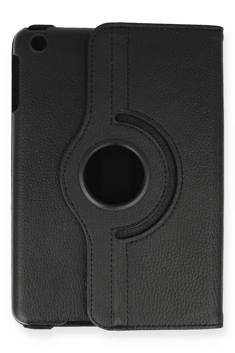 Mey İthalat®  iPad Mini 1 Kılıf 360 Tablet Deri Kılıf - Siyah