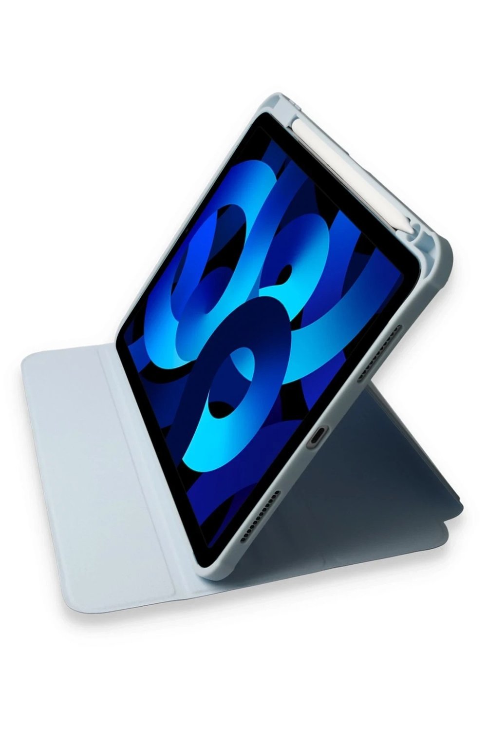 Mey İthalat®  iPad Pro 11 (2021) Kılıf Starling 360 Kalemlikli Tablet Kılıf - Mavi