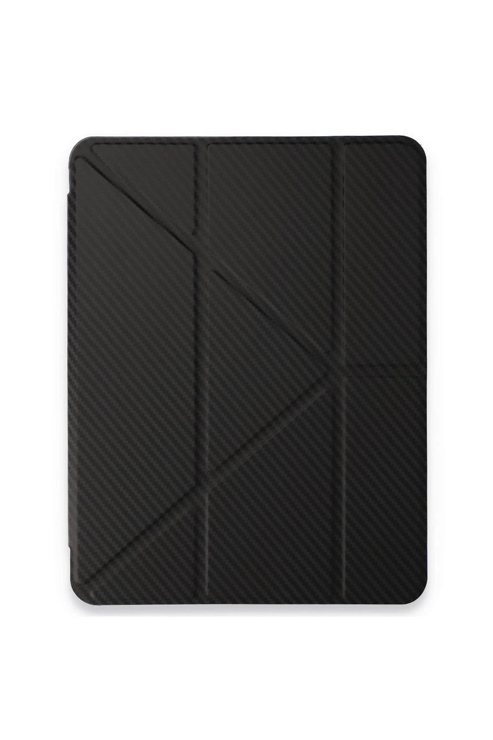 Mey İthalat®  iPad Pro 13 (2024) Kılıf Color Karbon Tablet Kılıfı - Siyah