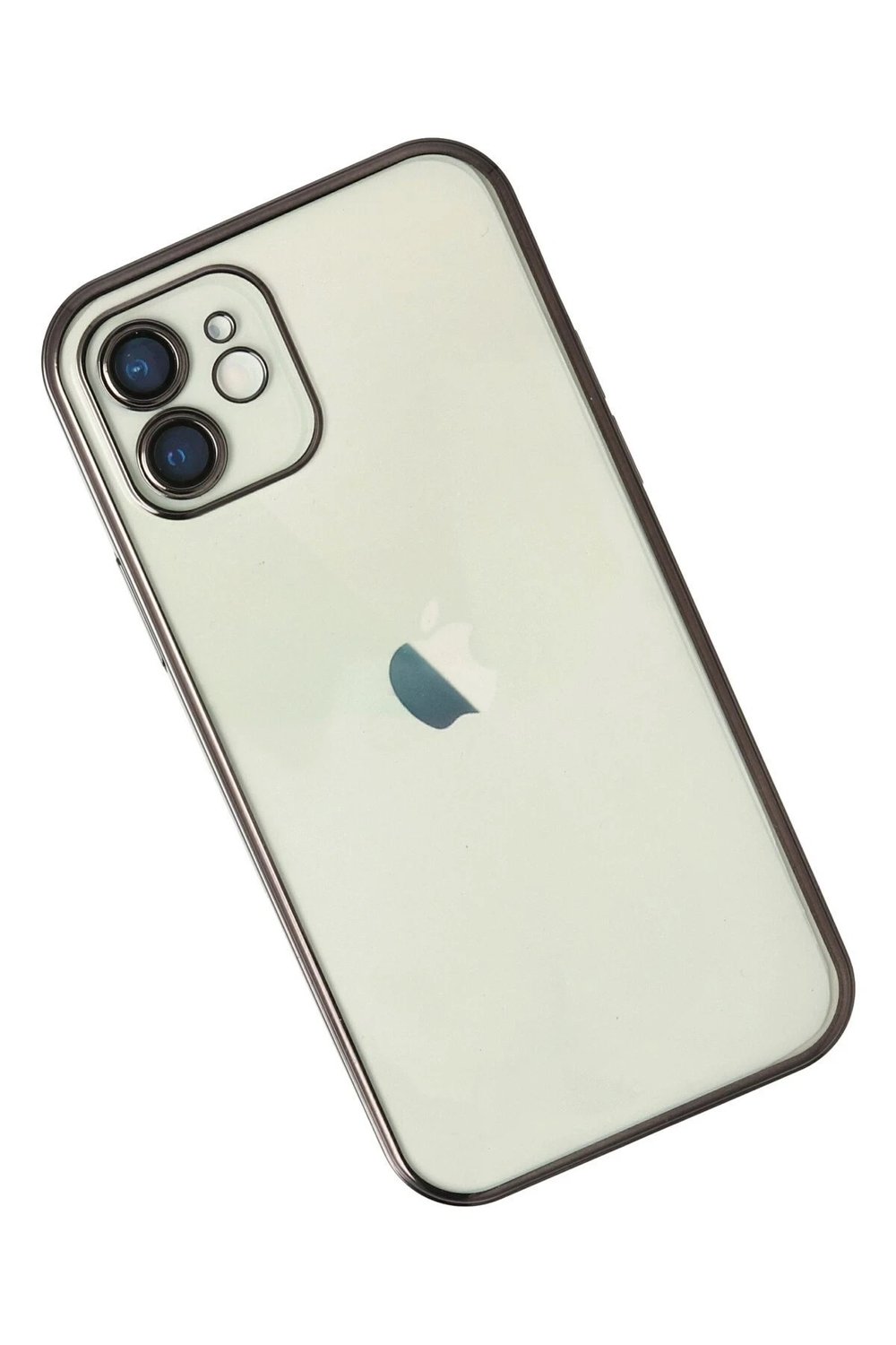 Mey İthalat®  iPhone 11 Kılıf  Lensli Silikon - Siyah