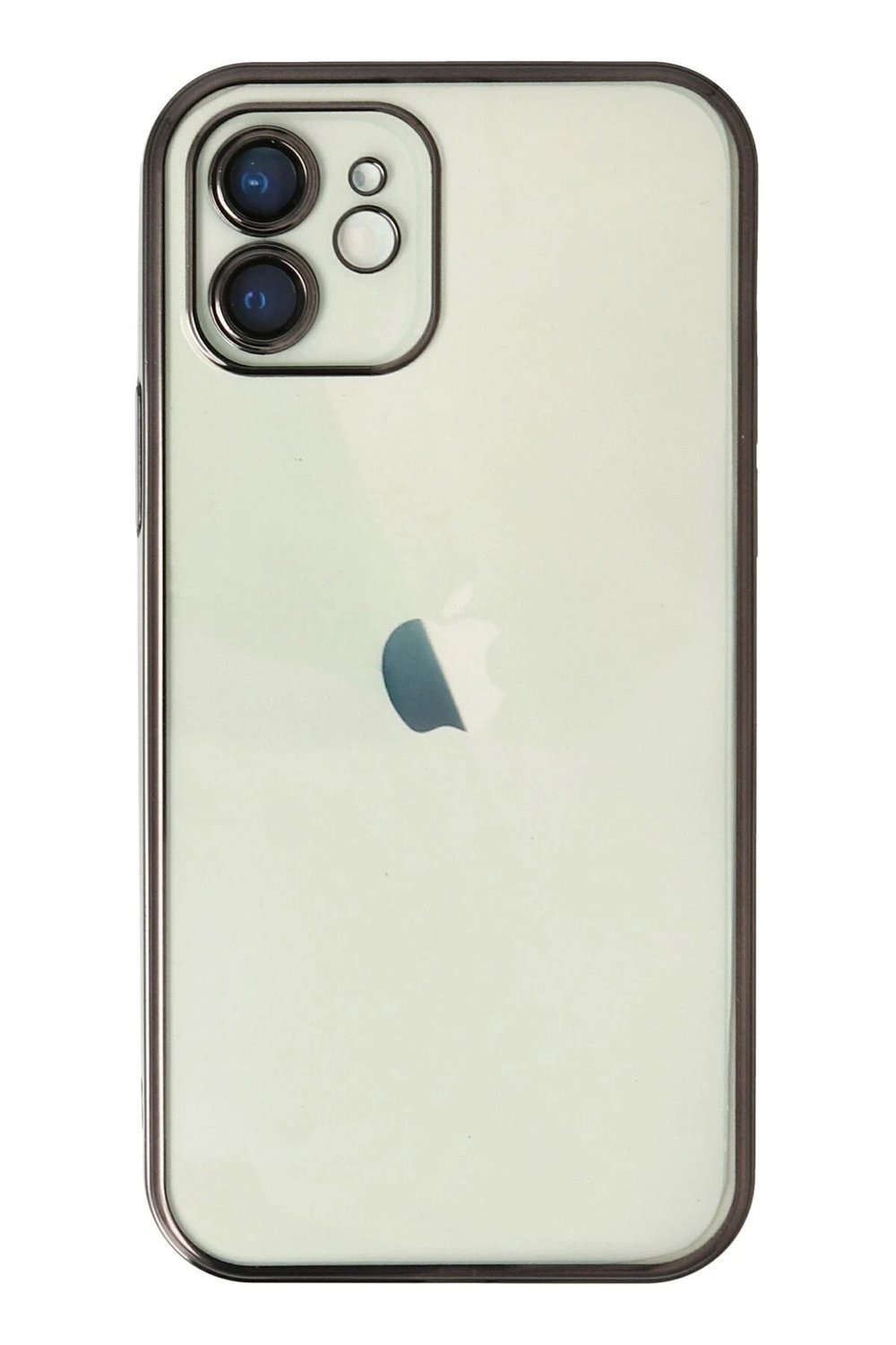 Mey İthalat®  iPhone 11 Kılıf  Lensli Silikon - Siyah