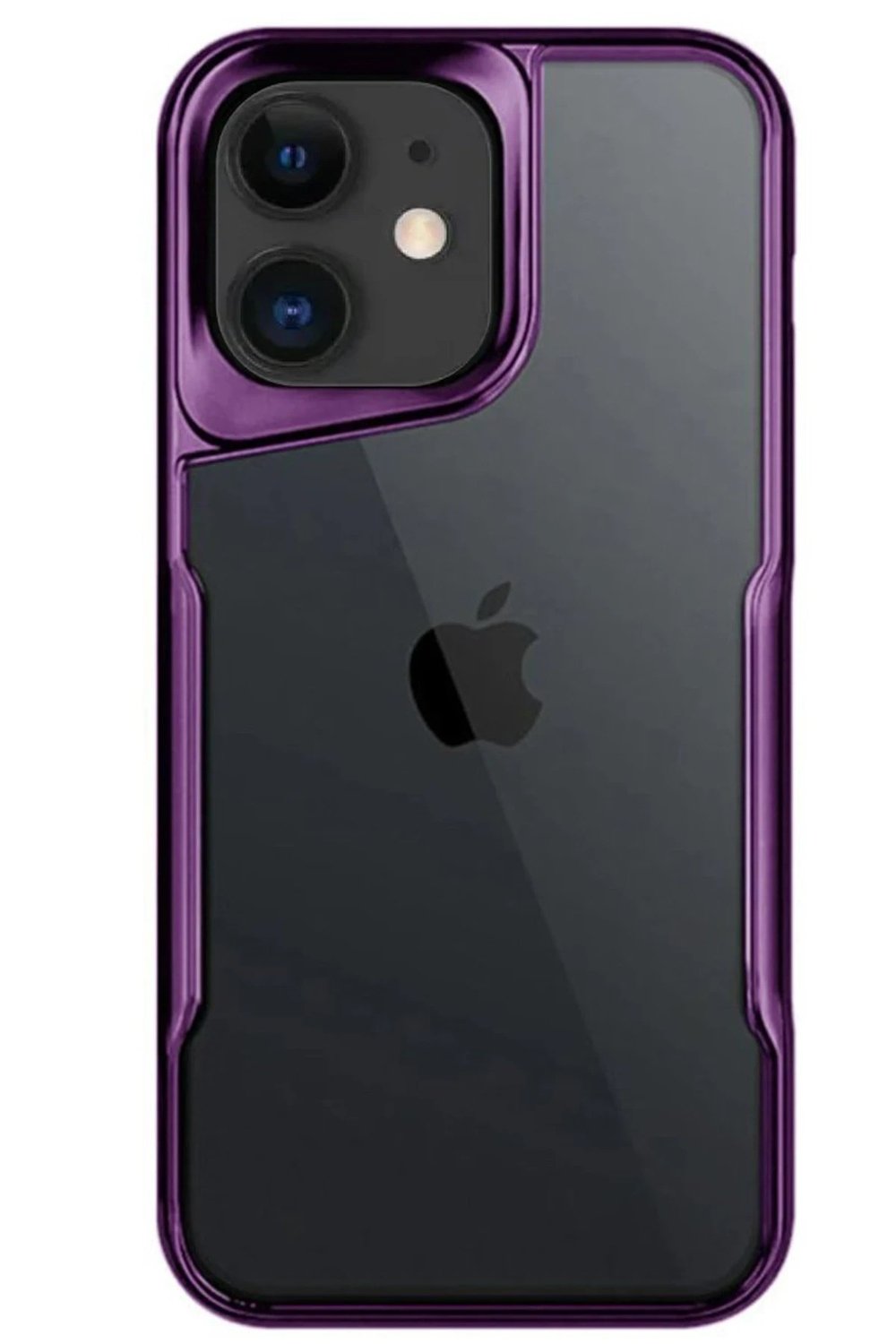 Mey İthalat®  iPhone 11 Kılıf Boyi Silikon Kapak - Derin Mor