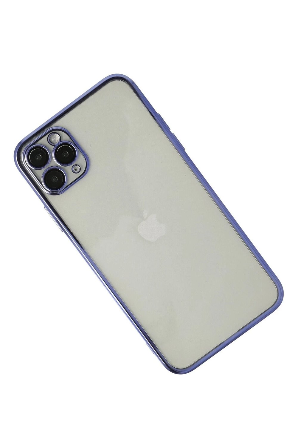 Mey İthalat®  iPhone 11 Pro Kılıf  Lensli Silikon - Mor