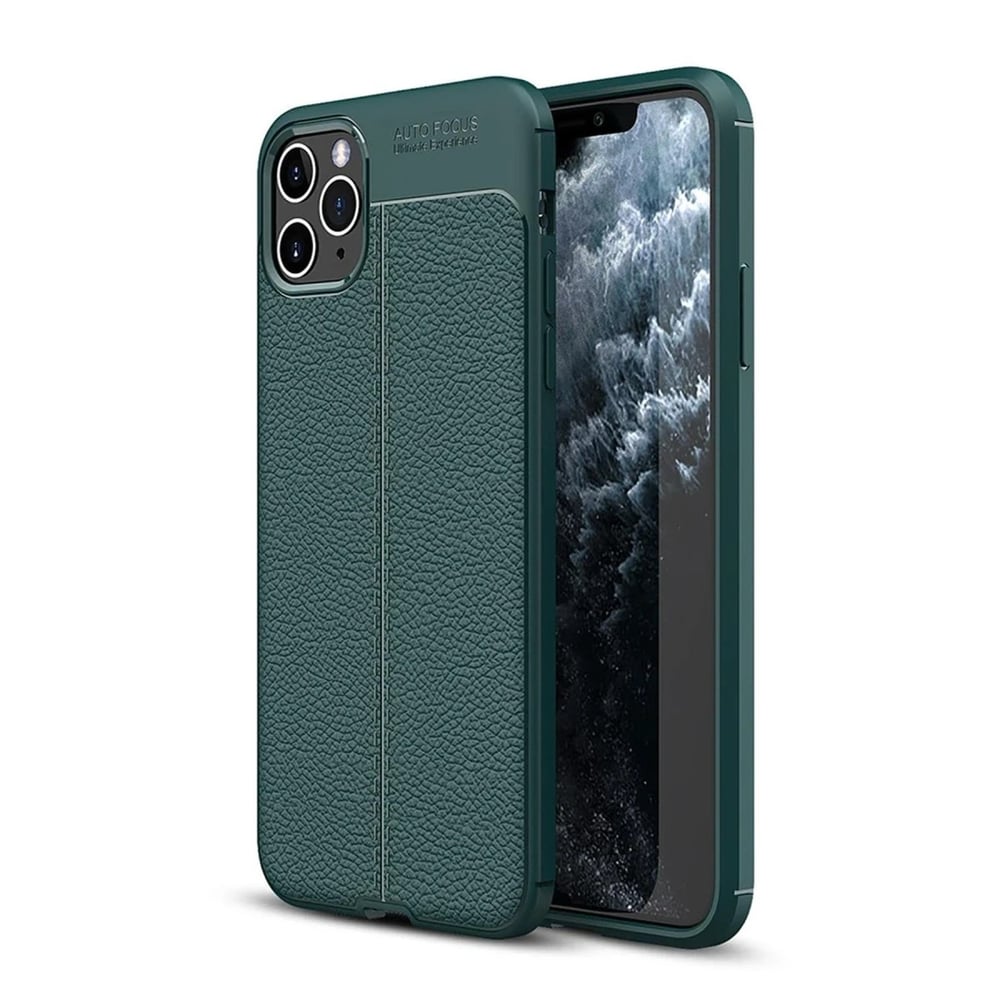 Mey İthalat®  iPhone 11 Pro Kılıf Auto Focus Kapak - Yeşil