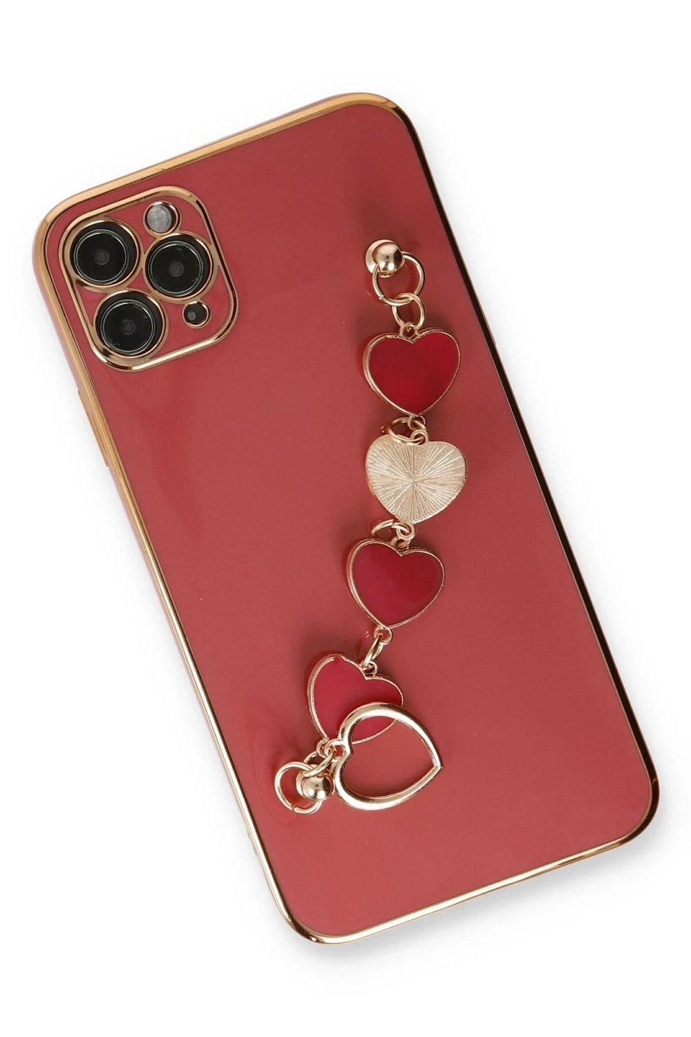 Mey İthalat®  iPhone 11 Pro Kılıf Esila Silikon - Kırmızı