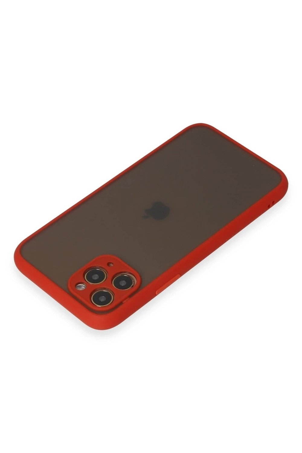 Mey İthalat®  iPhone 11 Pro Kılıf Montreal Silikon Kapak - Kırmızı
