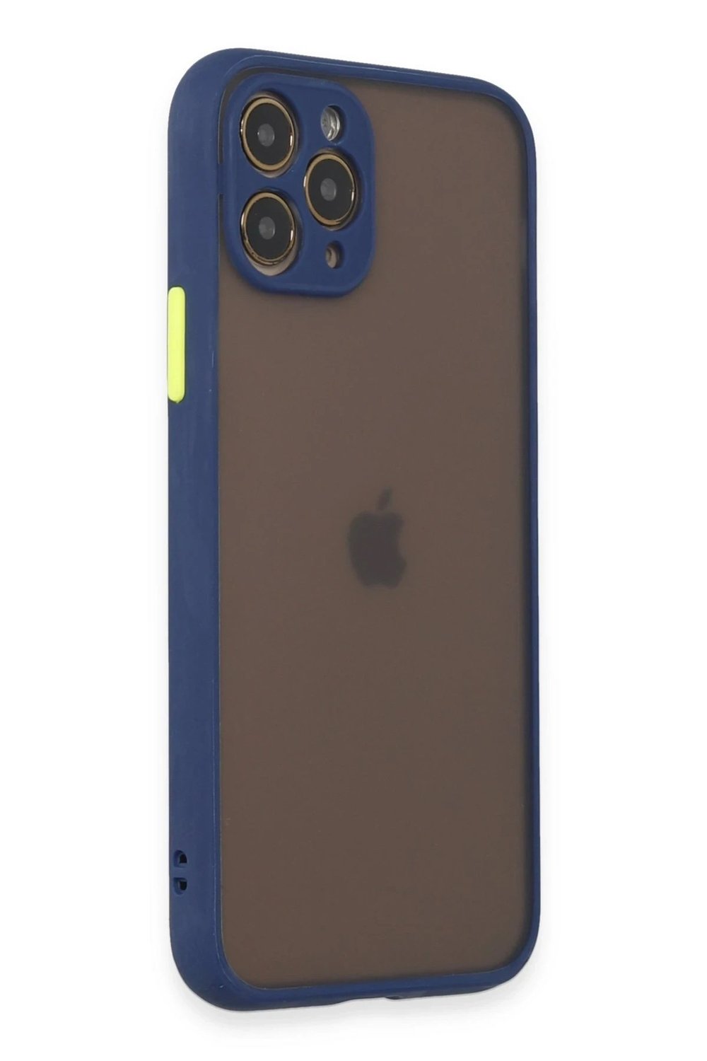 Mey İthalat®  iPhone 11 Pro Kılıf Montreal Silikon Kapak - Lacivert