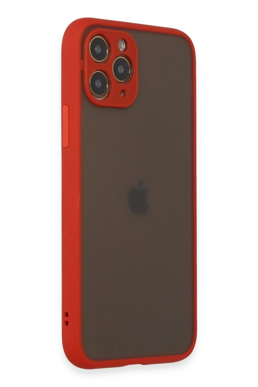 Mey İthalat®  iPhone 11 Pro Kılıf Montreal Silikon Kapak - Kırmızı