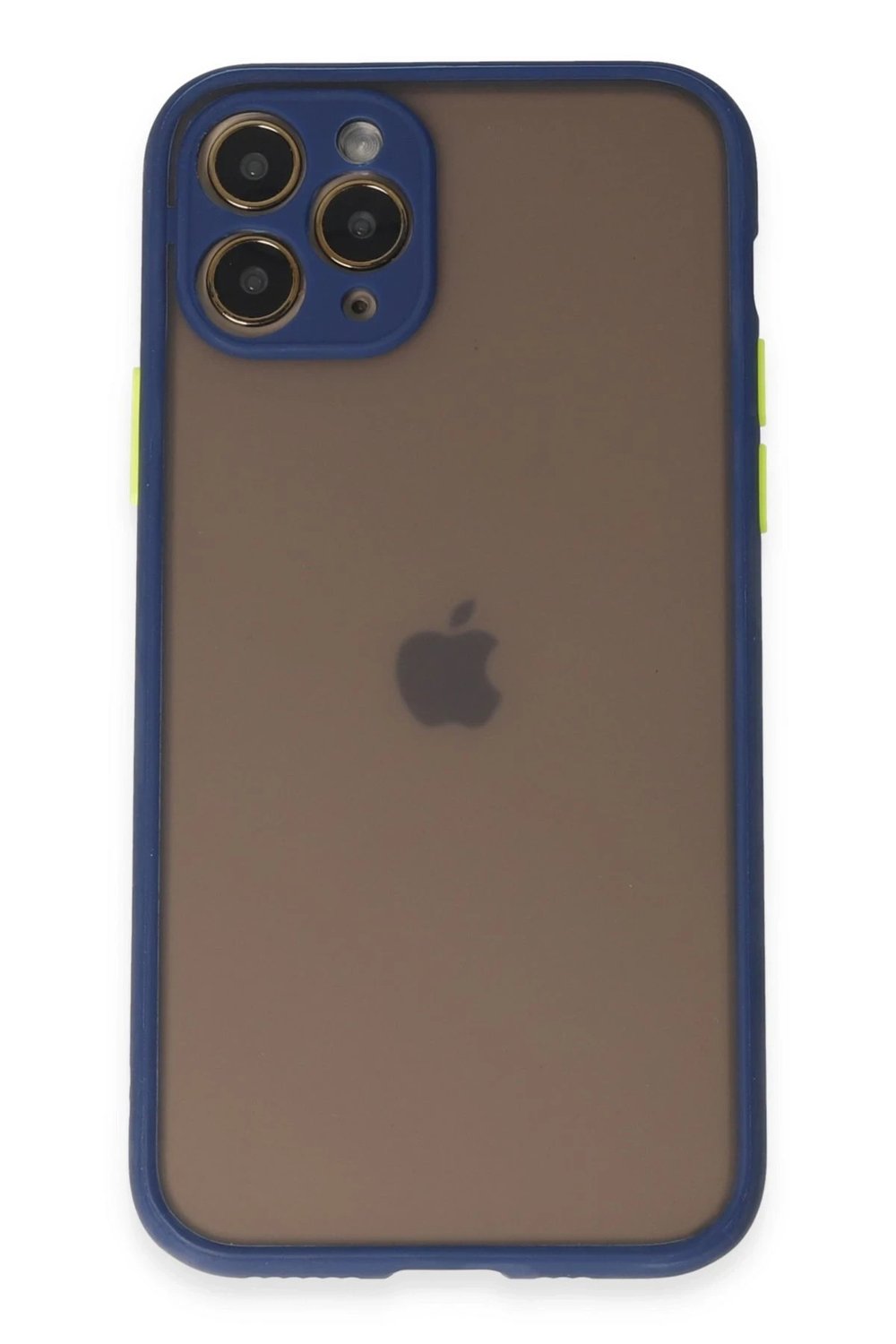 Mey İthalat®  iPhone 11 Pro Kılıf Montreal Silikon Kapak - Lacivert