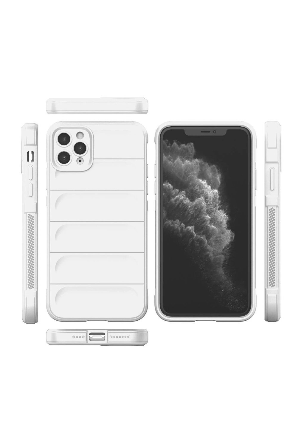 Mey İthalat®  iPhone 11 Pro Kılıf Optimum Silikon - Krem
