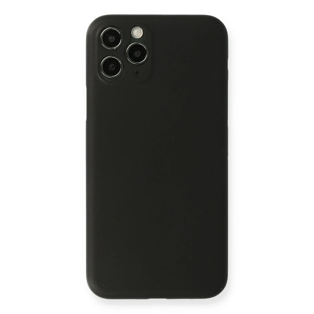 Mey İthalat®  iPhone 11 Pro Kılıf PP Ultra İnce Kapak - Siyah