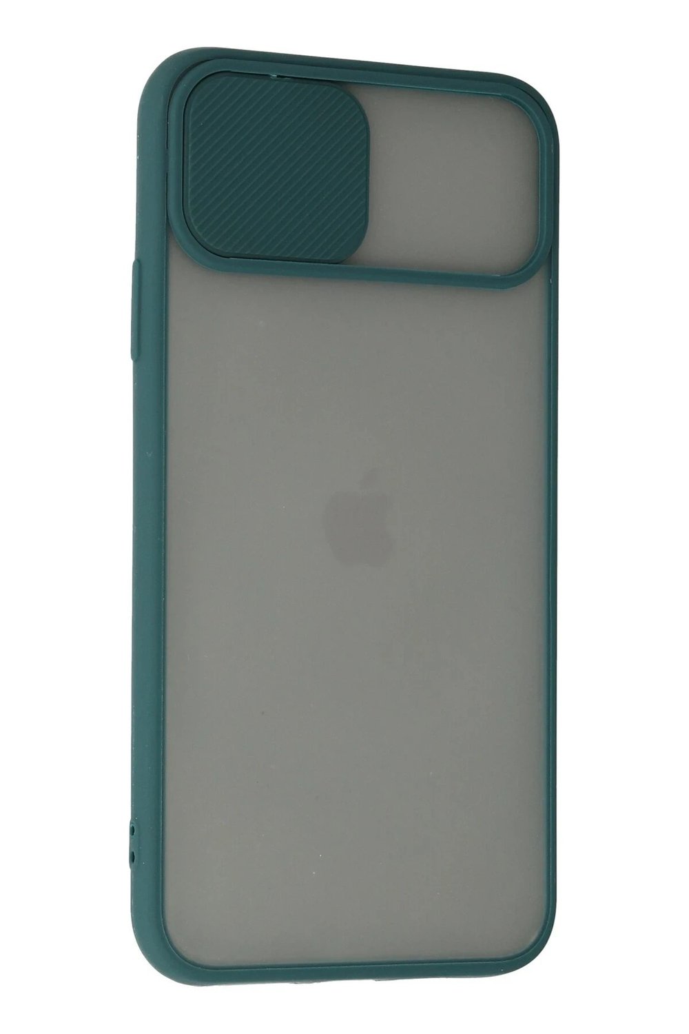 Mey İthalat®  iPhone 11 Pro Kılıf Palm Buzlu Kamera Sürgülü Silikon - Yeşil