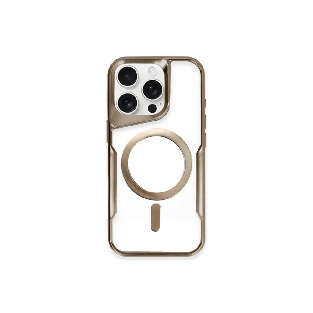 Mey İthalat®  iPhone 11 Pro Max Kılıf Boyi Magsafe Silikon Kapak - Kahverengi