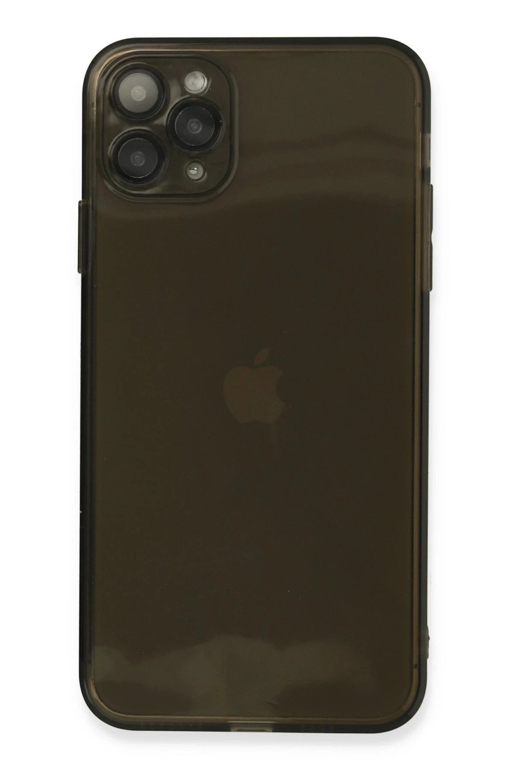 Mey İthalat®  iPhone 11 Pro Max Kılıf Fly Lens Silikon - Siyah