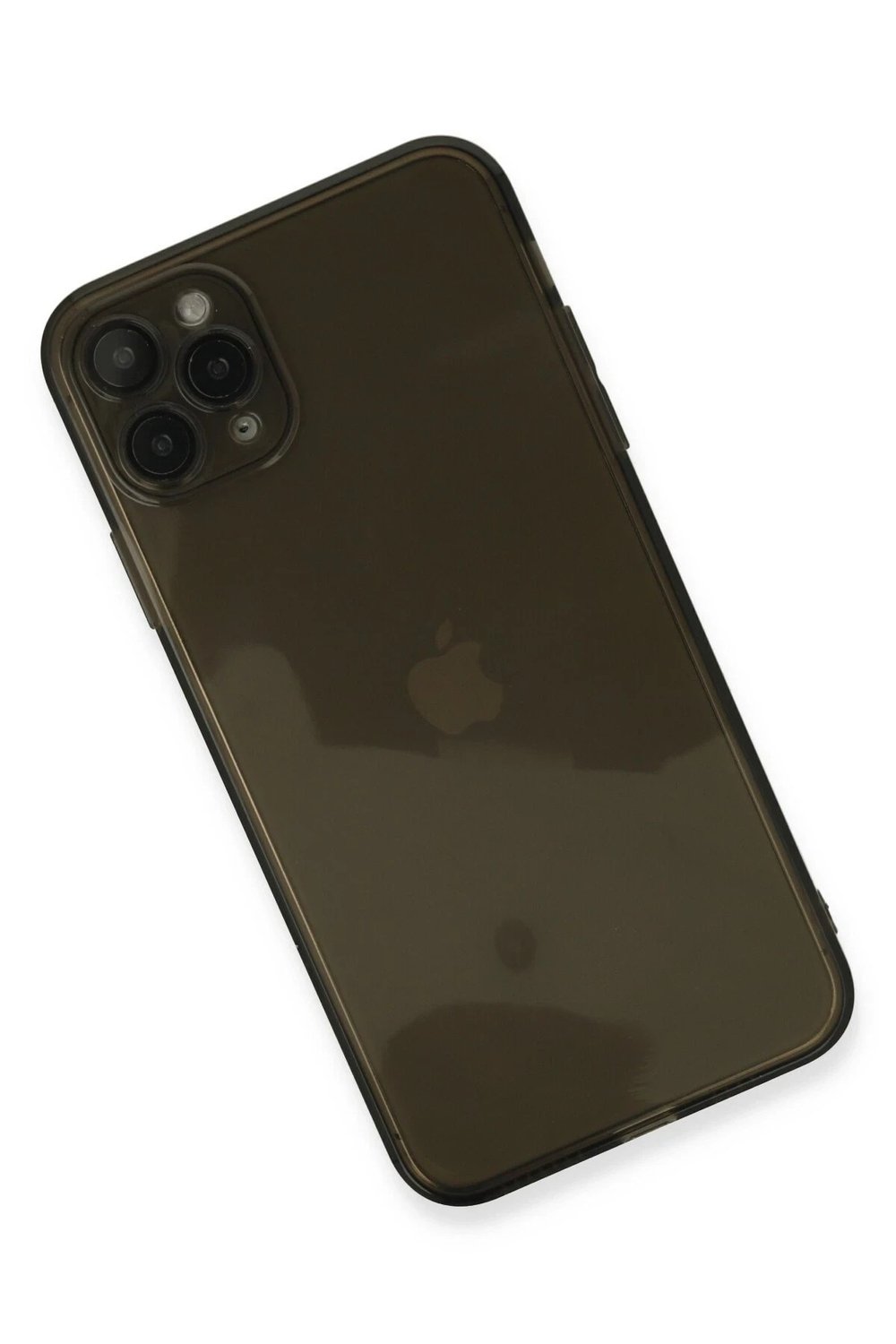 Mey İthalat®  iPhone 11 Pro Max Kılıf Fly Lens Silikon - Siyah