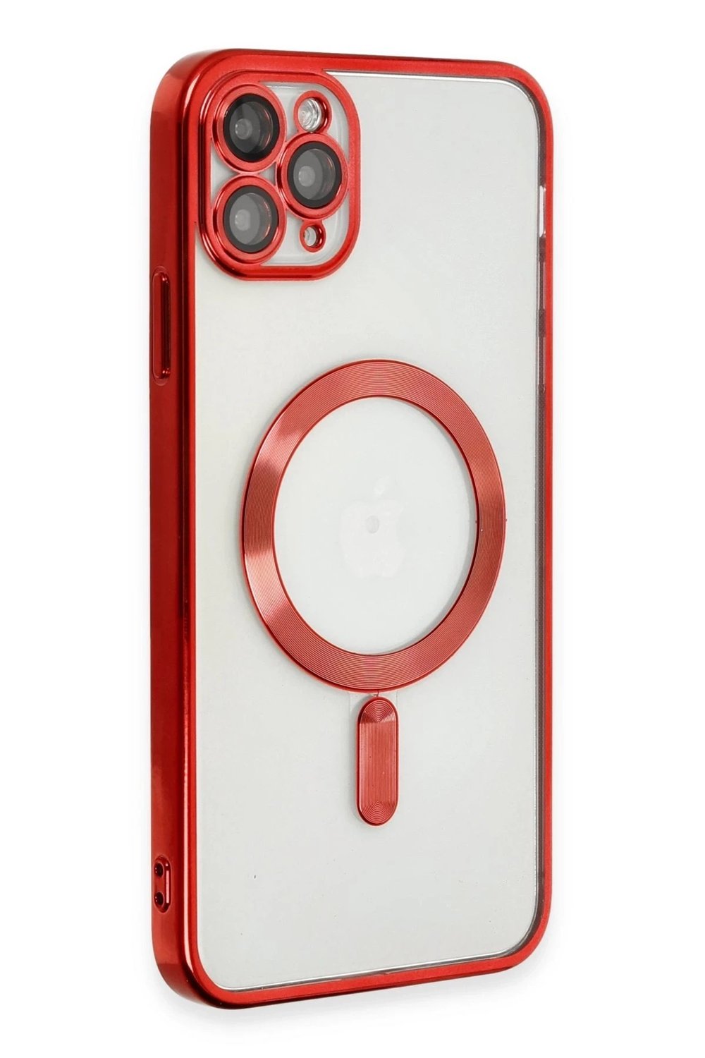 Mey İthalat®  iPhone 11 Pro Max Kılıf Kross Magneticsafe Kapak - Kırmızı