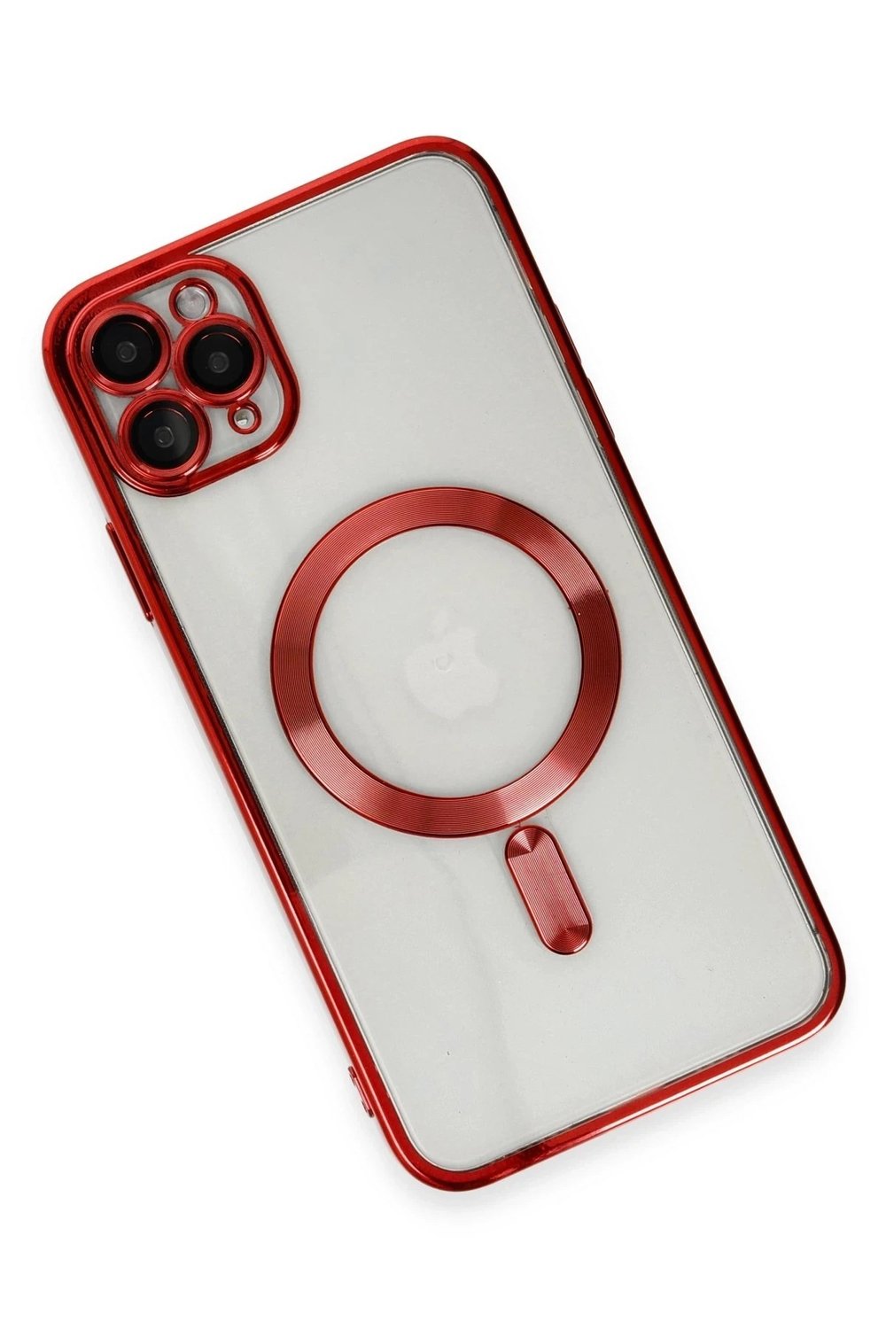 Mey İthalat®  iPhone 11 Pro Max Kılıf Kross Magneticsafe Kapak - Kırmızı