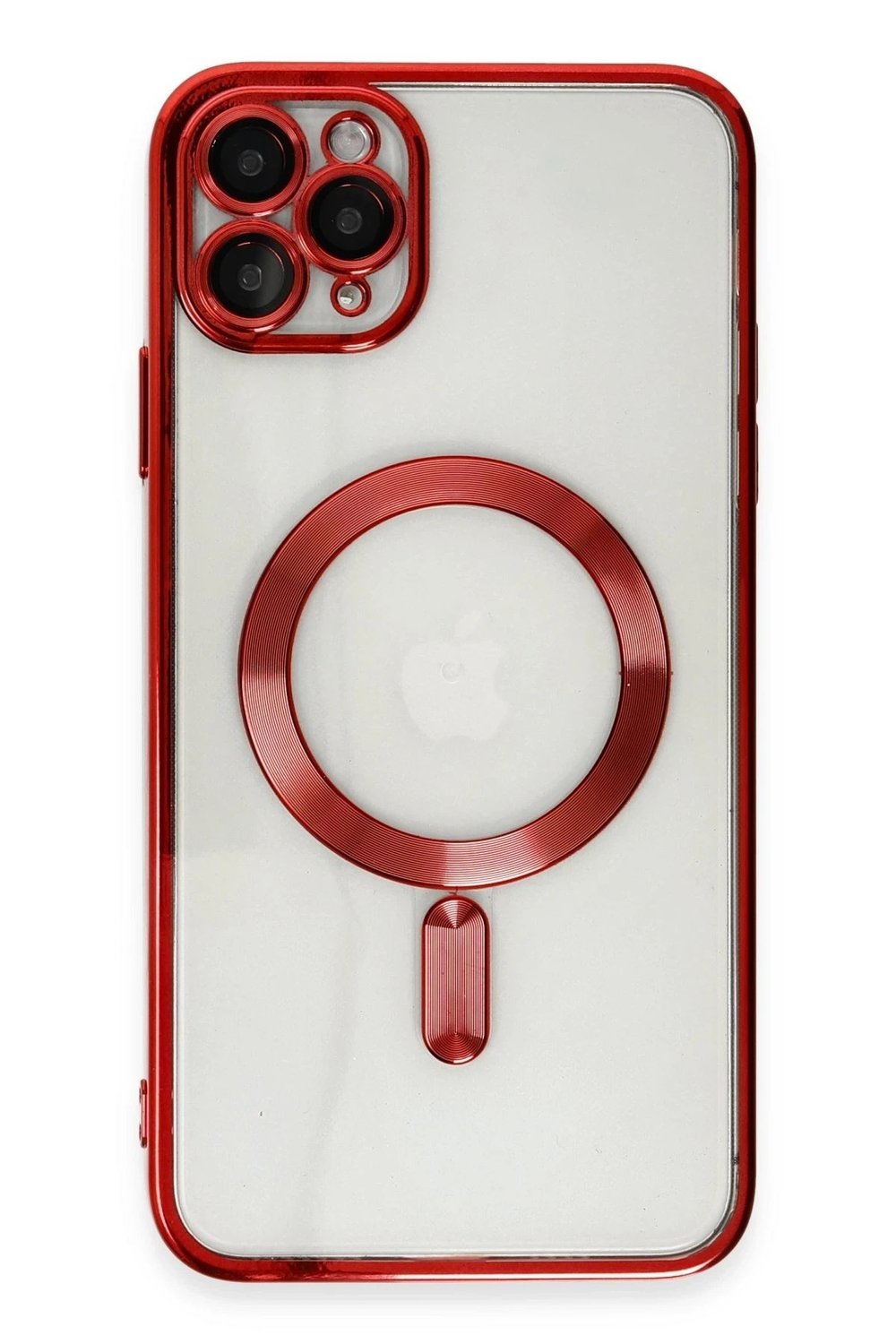 Mey İthalat®  iPhone 11 Pro Max Kılıf Kross Magneticsafe Kapak - Kırmızı