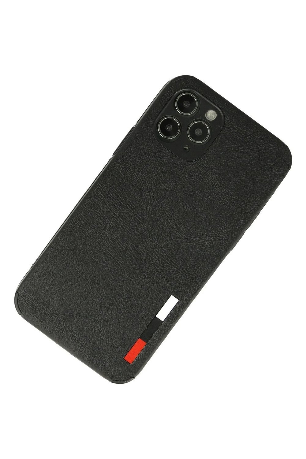 Mey İthalat®  iPhone 11 Pro Max Kılıf Loop Deri Silikon - Siyah