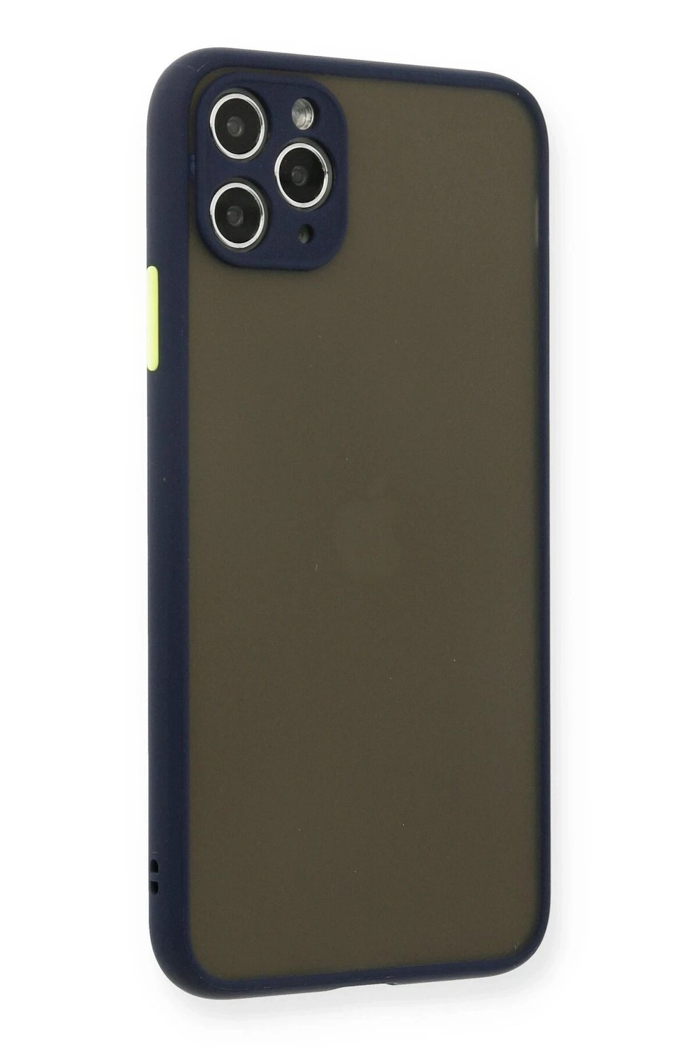 Mey İthalat®  iPhone 11 Pro Max Kılıf Montreal Silikon Kapak - Lacivert