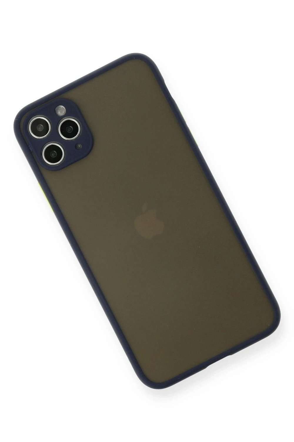 Mey İthalat®  iPhone 11 Pro Max Kılıf Montreal Silikon Kapak - Lacivert