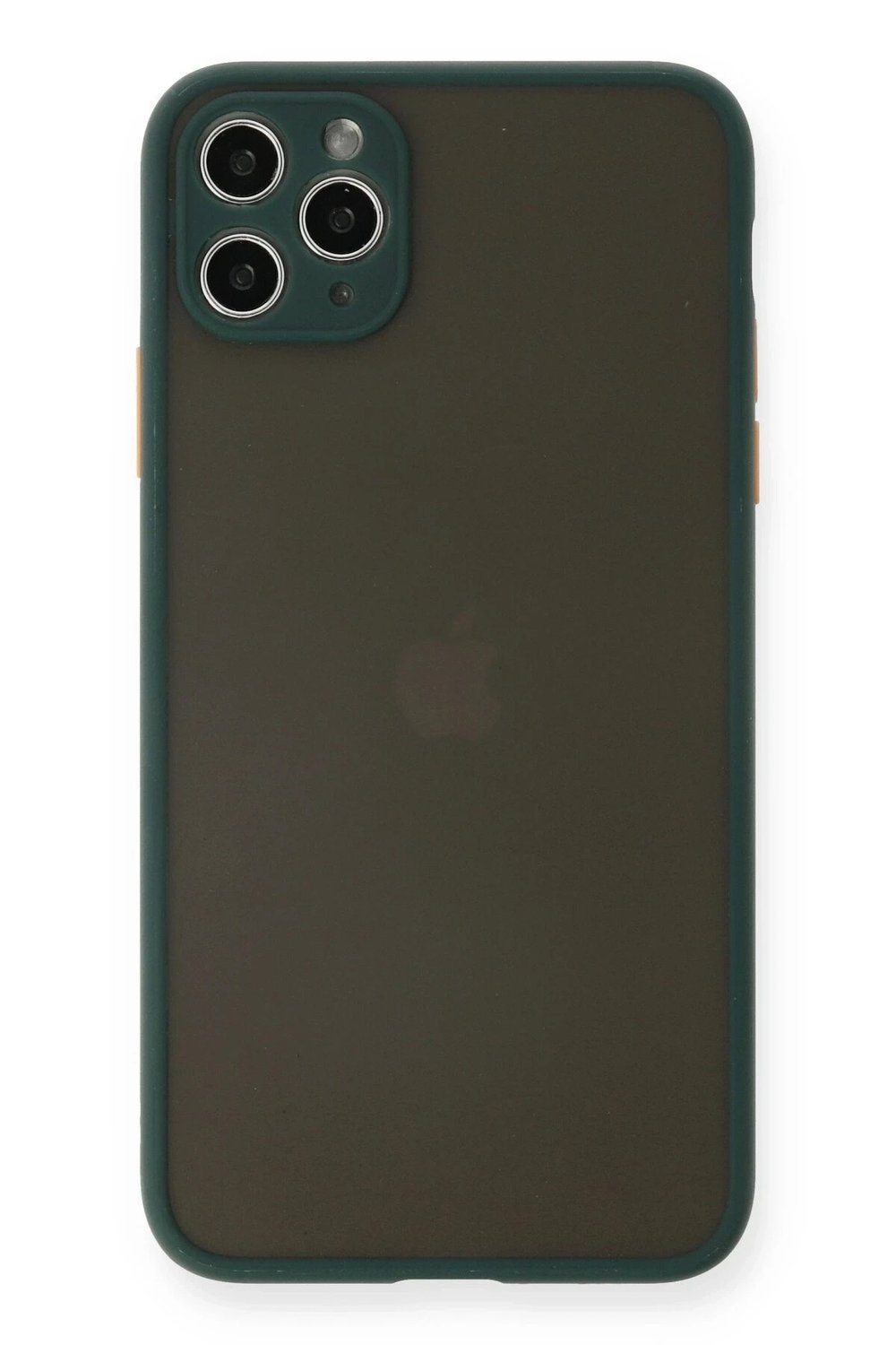 Mey İthalat®  iPhone 11 Pro Max Kılıf Montreal Silikon Kapak - Yeşil