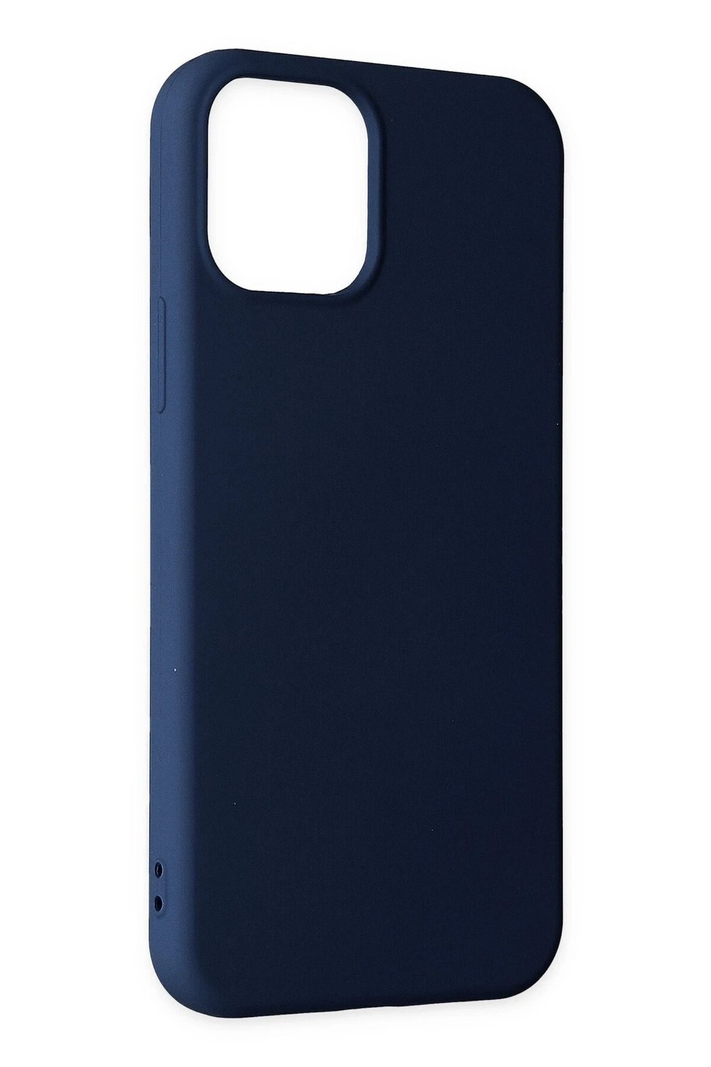 Mey İthalat®  iPhone 11 Pro Max Kılıf Nano içi Kadife Silikon - Lacivert