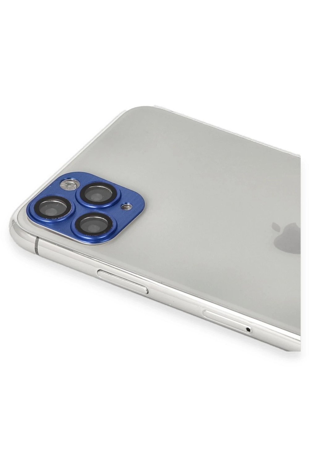 Mey İthalat®  iPhone 11 Pro Max Pers Alüminyum Kamera Lens - Lacivert